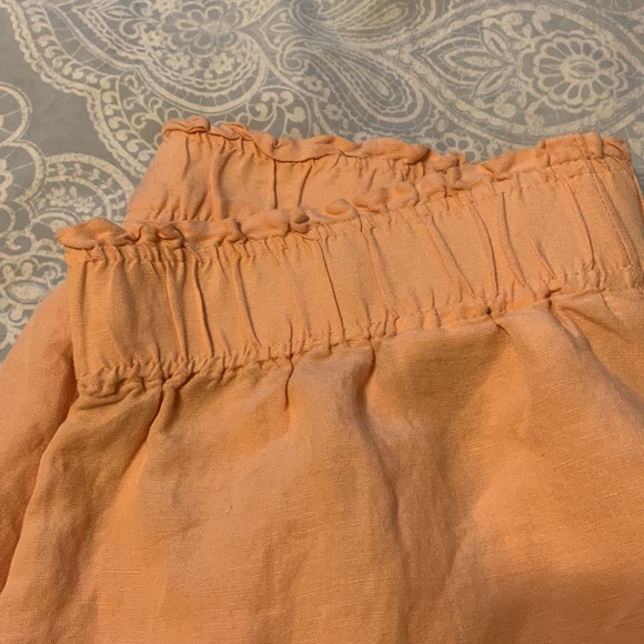 H&M Peach Linen Shorts L - Picture 4 of 4